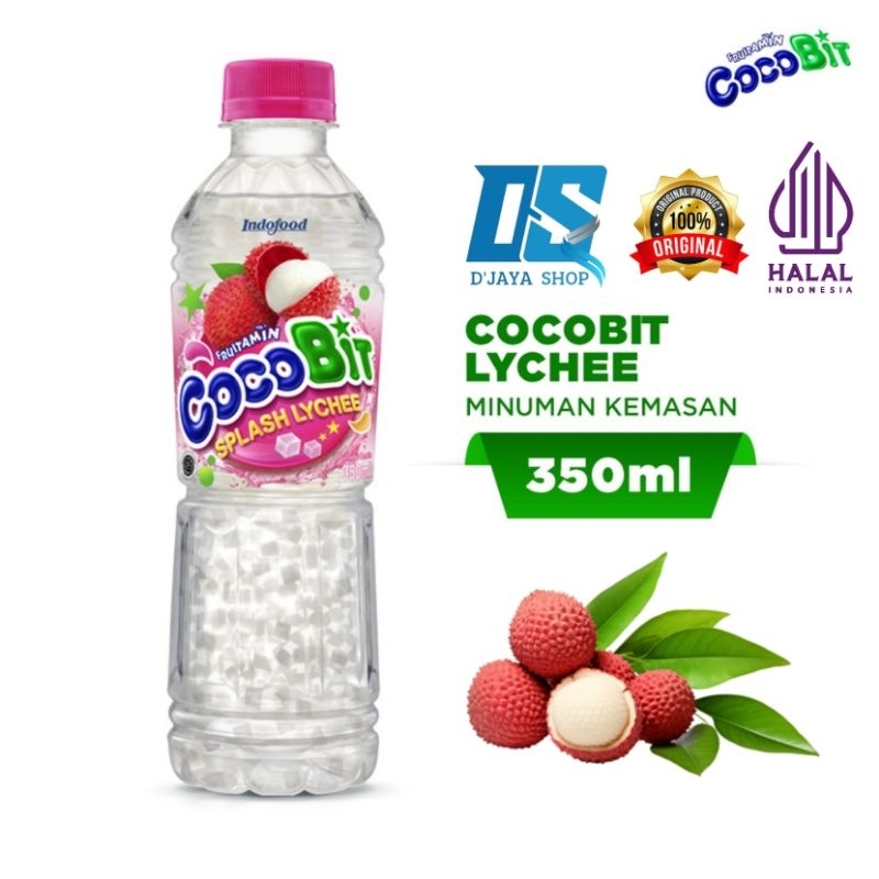 

Fruitamin Minuman CocoBit Lychee Nata de Coco Rasa Leci 350ml