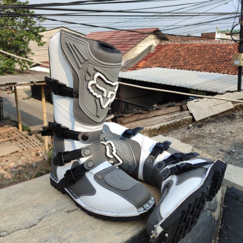 Sepatu boots motor cross Sepatu trail sepatu trabas