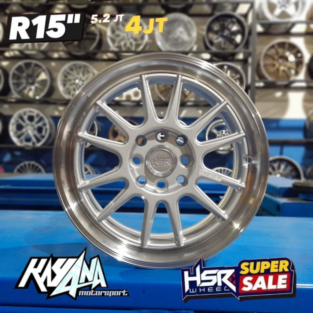 Velg Mobil R15 HSR Ende Velg Mobil Variasi R15 Avanza,Brio,Agya,Mobilio,Yaris Dll