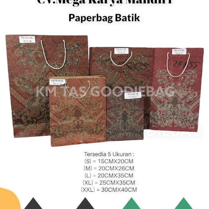 

HJ6 Paper Bag Batik 25x35 Isi 12pcs