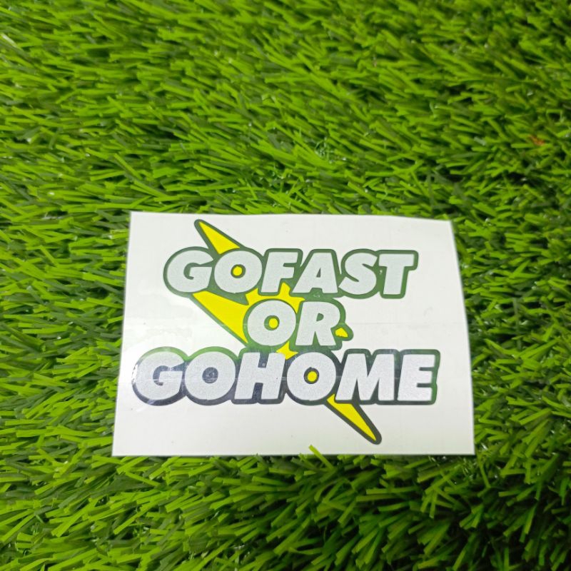 

Sticker go fash or go home