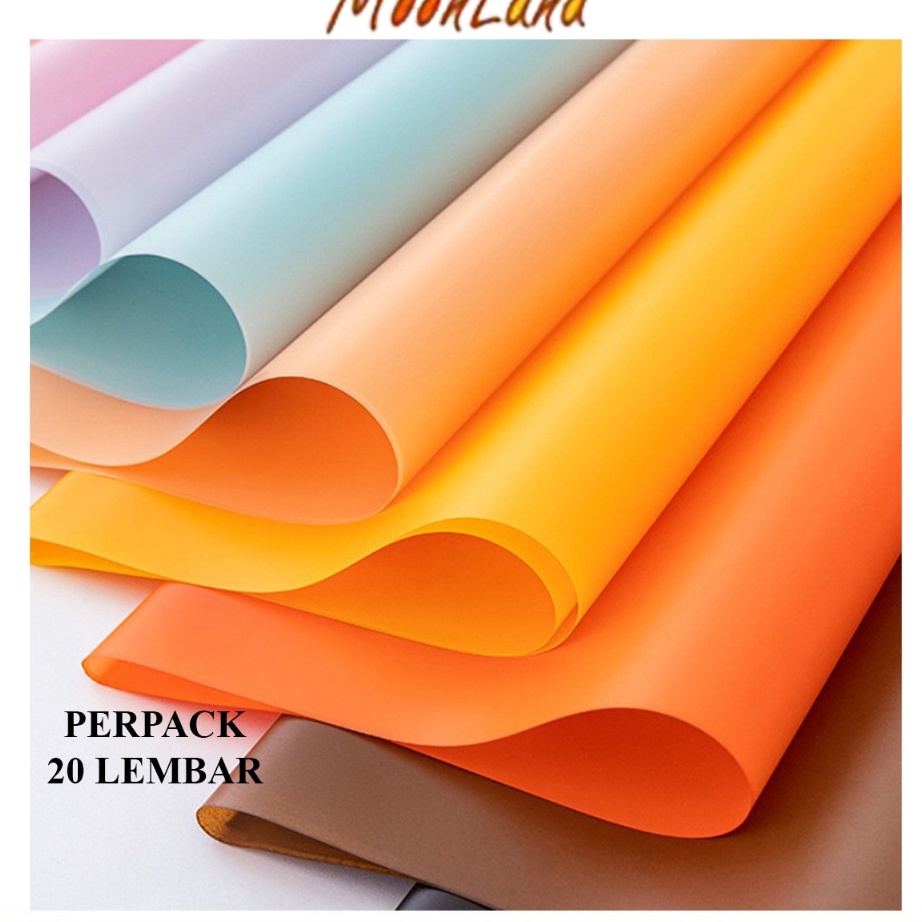 

Cashback 2 LEMBAR KES BUKET CELLOPHANE SEMI TRANSPARANT KES BUNGA WRAPPING PAPER KB1