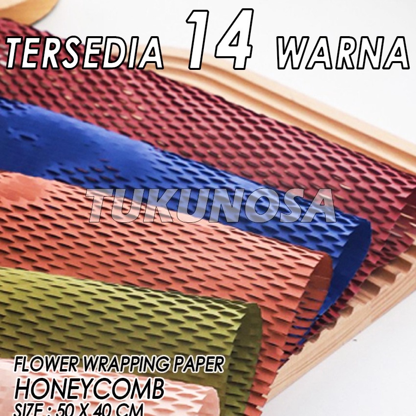 

Unggul PEACK FLOWER WRAPPING PAPER HONEYCOMB KES WRAPPING ECOFRIENDLY BUBBLEWRAP NATURAL