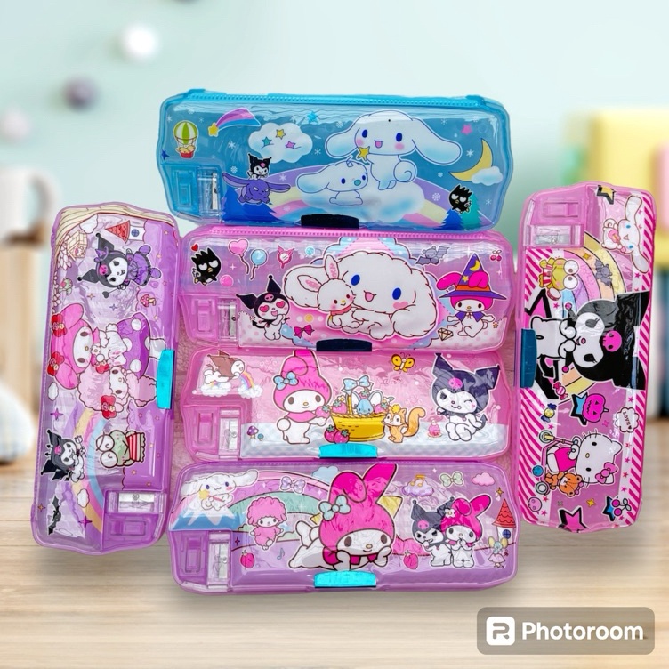 

KODE Y14E 137S KOTAK PENSIL MAGNET SANRIO CINNAMOROLL KUROMI PENCIL CASE PRINCESS