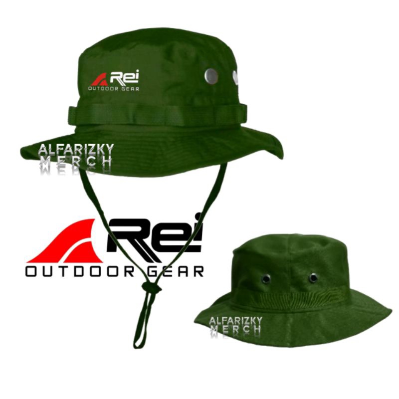 TOPI GUNUNG LOGO REI OUTDOOR | TOPI RIMBA ADVENTURE HIKING SUMMIT CAMPING | TOPI PENDAKI PRIA WANITA