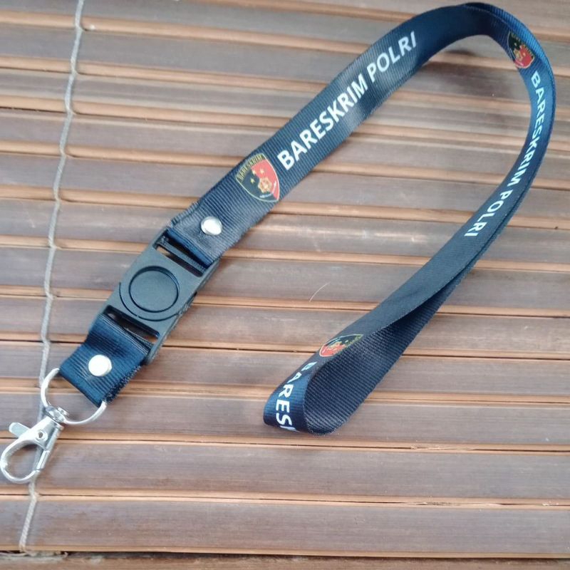 

Tali id card Lanyard Bareskrim polri