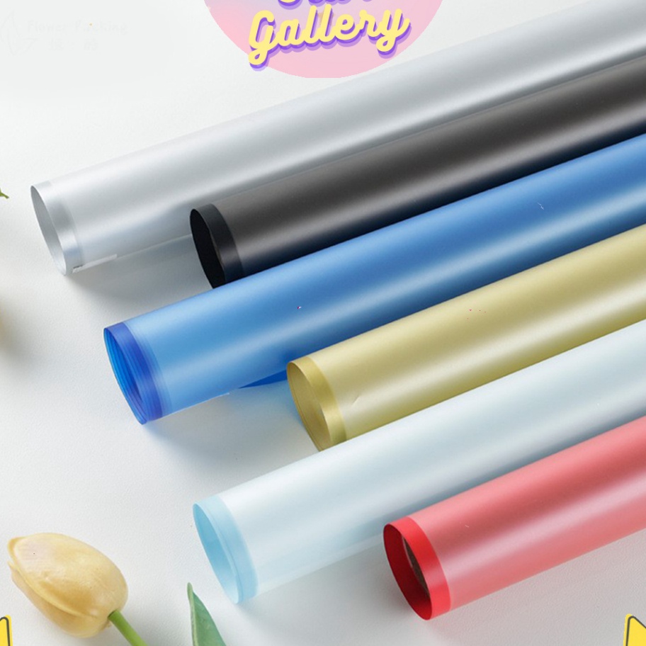 

Boom 1 PACK ISI 2 LEMBAR Flower Wrapping Paper Cellophane Kes Florist Kes Bunga Buket List Color OPP KB678