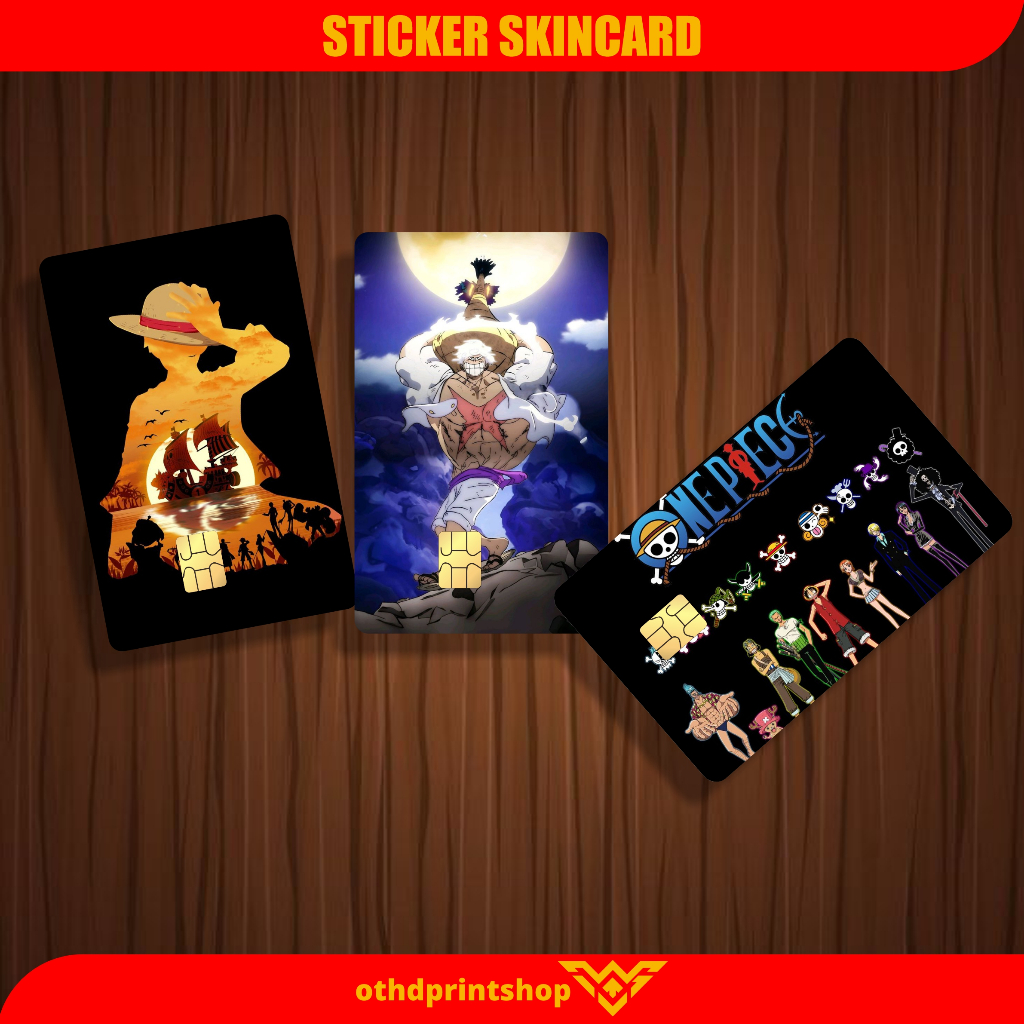 

Stiker Atm Onepiece Keren Aestetic Sticker ATM Pelindung Kartu Vinyl ATM Debit Credit Emoney Flazz