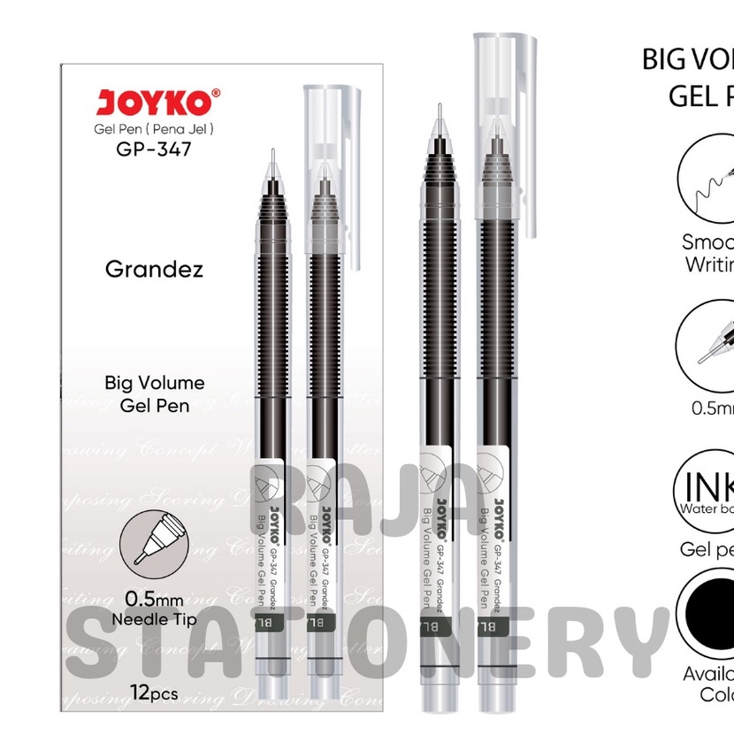 

KF7 JOYKO GEL PEN TINTA PULPEN PENA JOYKO 5MM GP347 12PCS