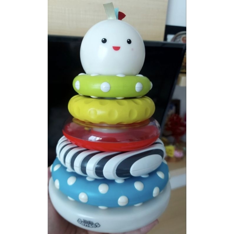 Preloved ELC glowimg stacking ring mainan anak