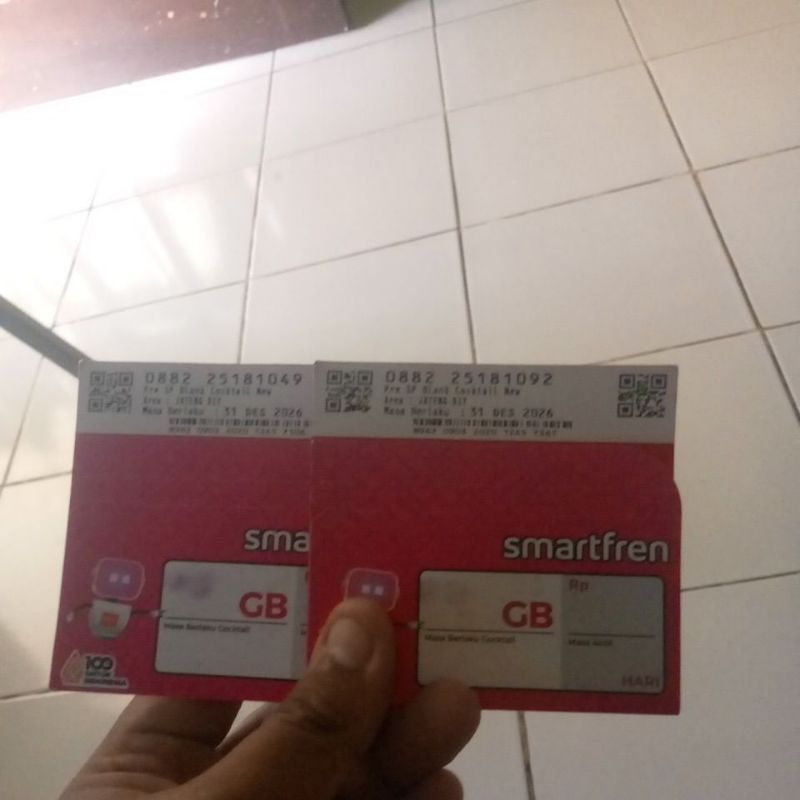kartu kuota Smartfren 2gb/bulan siap dipakai