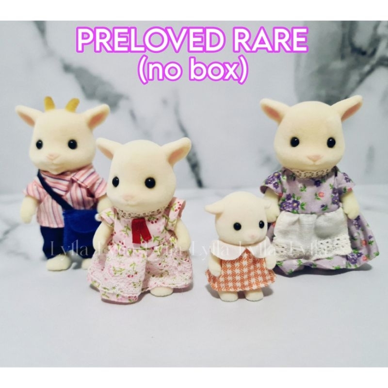 RARE Preloved Sylvanian Families Goat Family