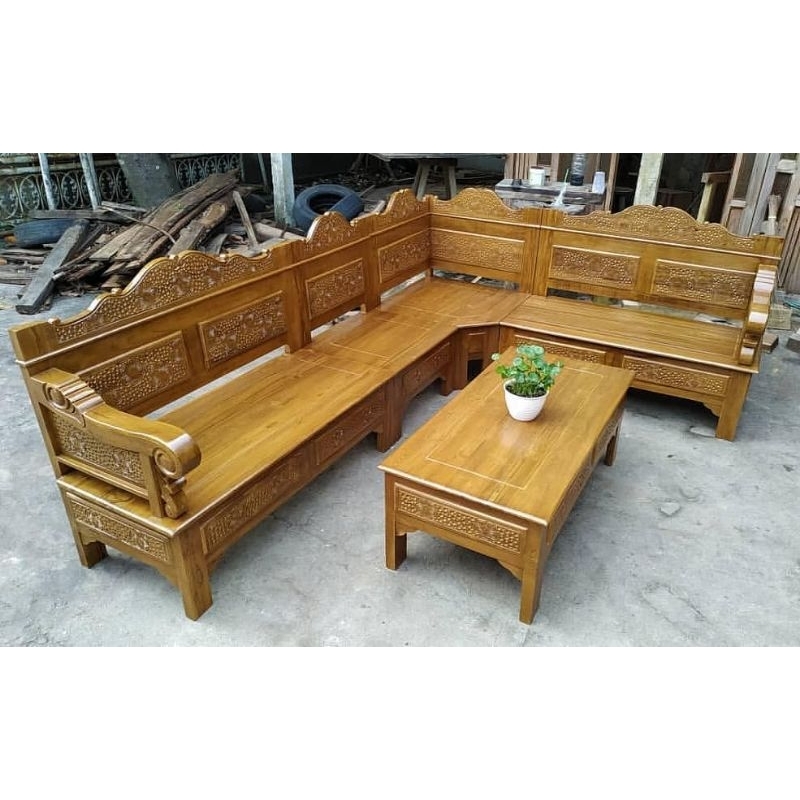 Kursi Sudut Jati Jepara