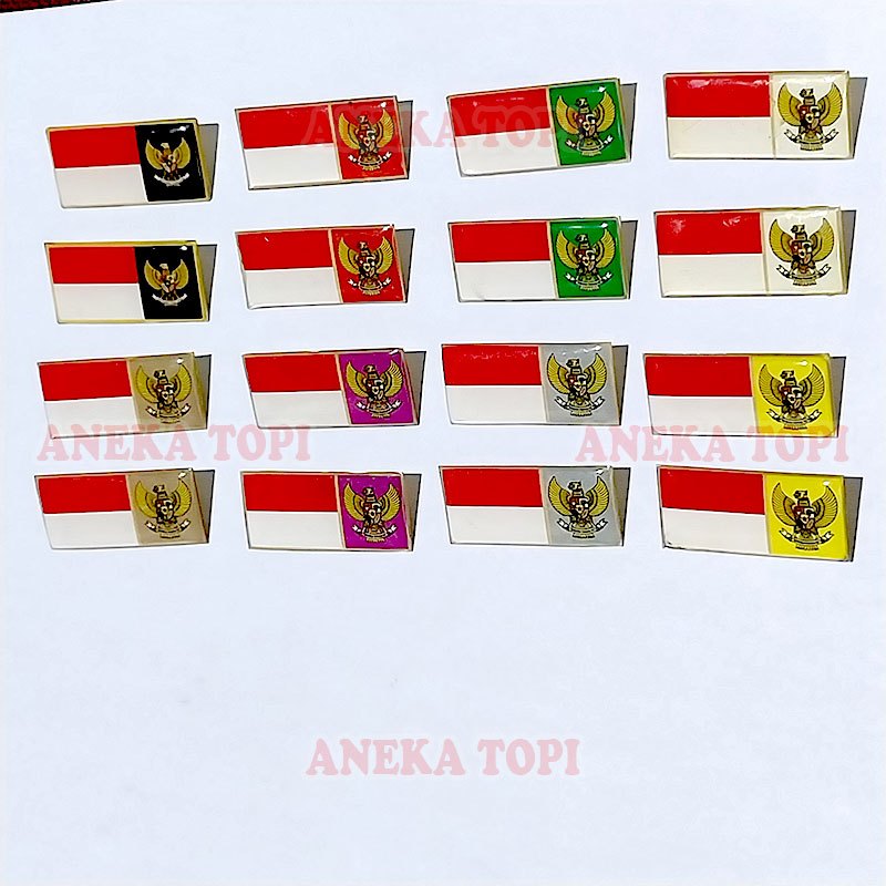 Pin Merah Putih Garuda MPG Paskibra - Lencana Paskibra Bendera Garuda Pin Paskibra MPG - Aneka Topi