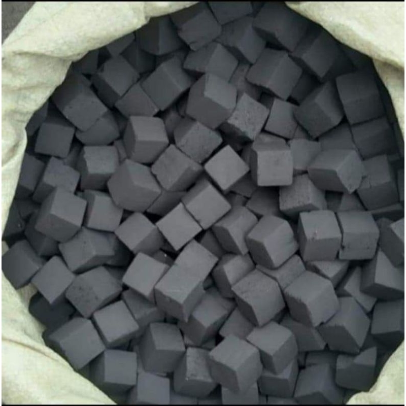 Arang Briket Cube untuk BBQ berat 1kg