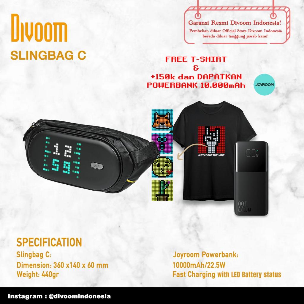 jur2_ Divoom Pixoo Slingbag - C