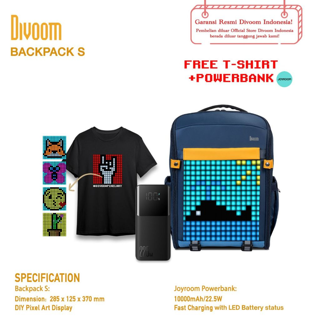 Divoom Pixoo Backpack-S