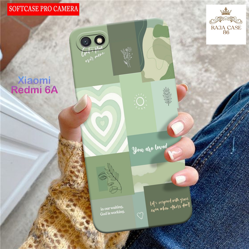 Case Xiaomi Redmi 6A - Casing Redmi 6A - Motif case aesthetic - Xiaomi - Softcase Redmi 6A Pelindung