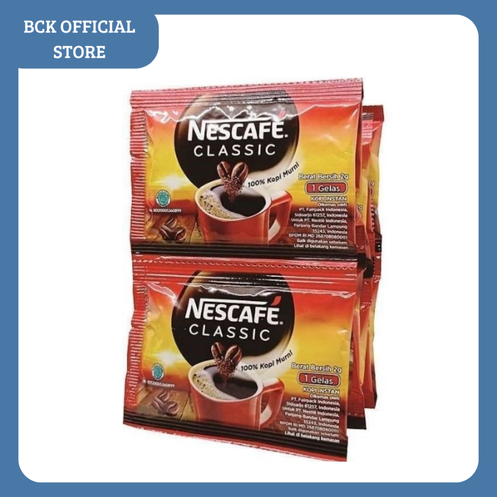 

Nescafe Classic Kopi Hitam 10x2gr (Renceng)