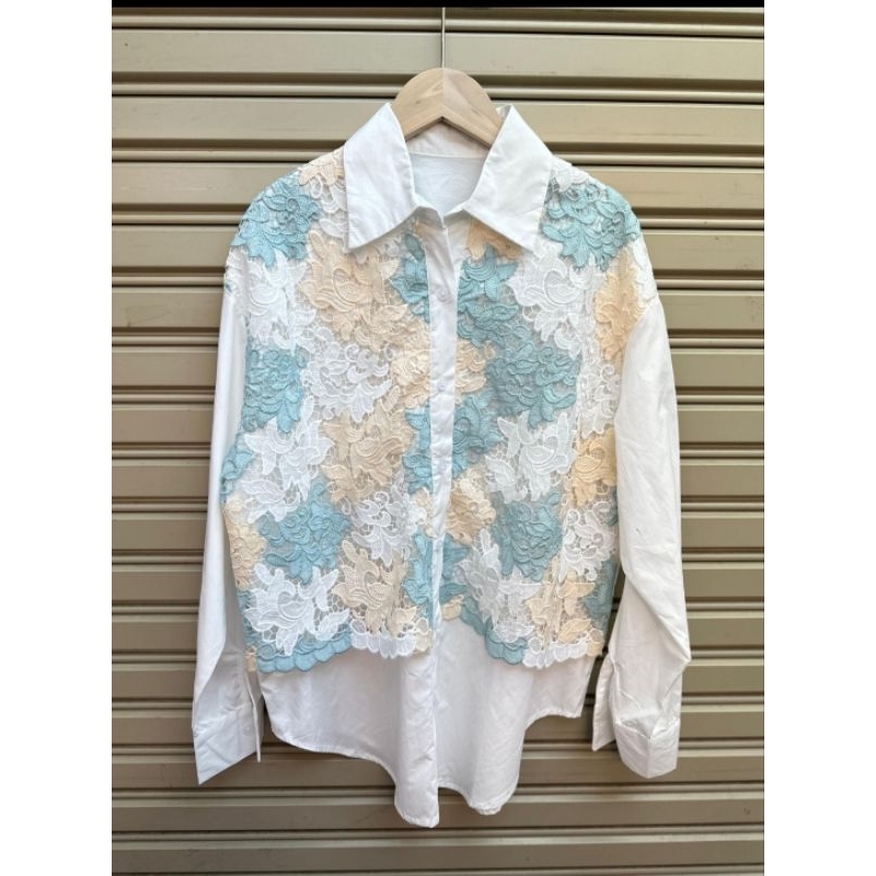 59 Kemeja Brokat Import Bangkok