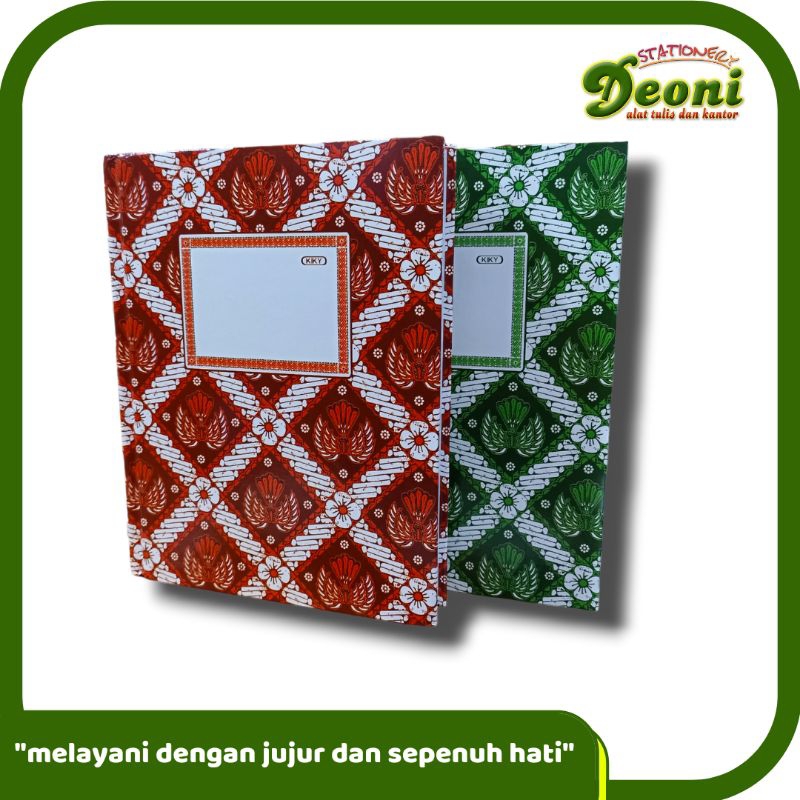 

KIKY Buku Tulis Hard Cover Kwarto 200 Lembar