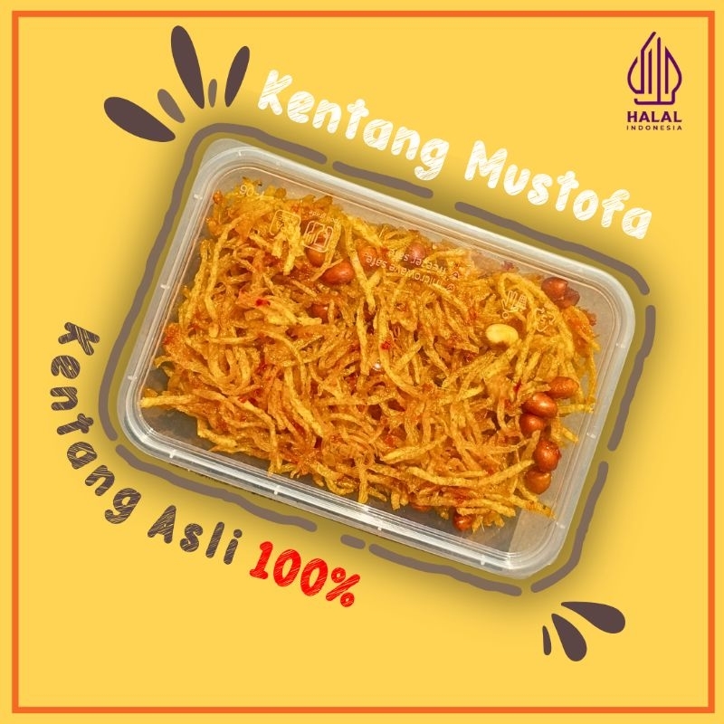 

Kentang Mustofa 500gr/Kentang Mustofa termurah 500gr/Kentang Krispi/Makanan Ringan