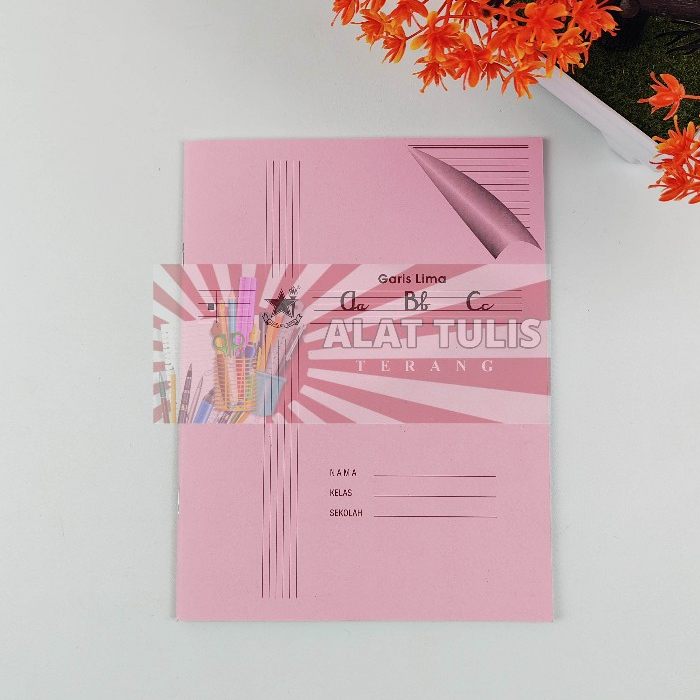 

Buku Tegak Bersambung Garis 5 Bintang Obor 38Lembar Satuan