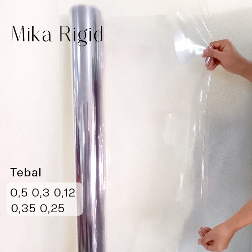 

Mika Rigid Kaku Bening tebal 0.25 mm Parcel hantaran ROL UTUH