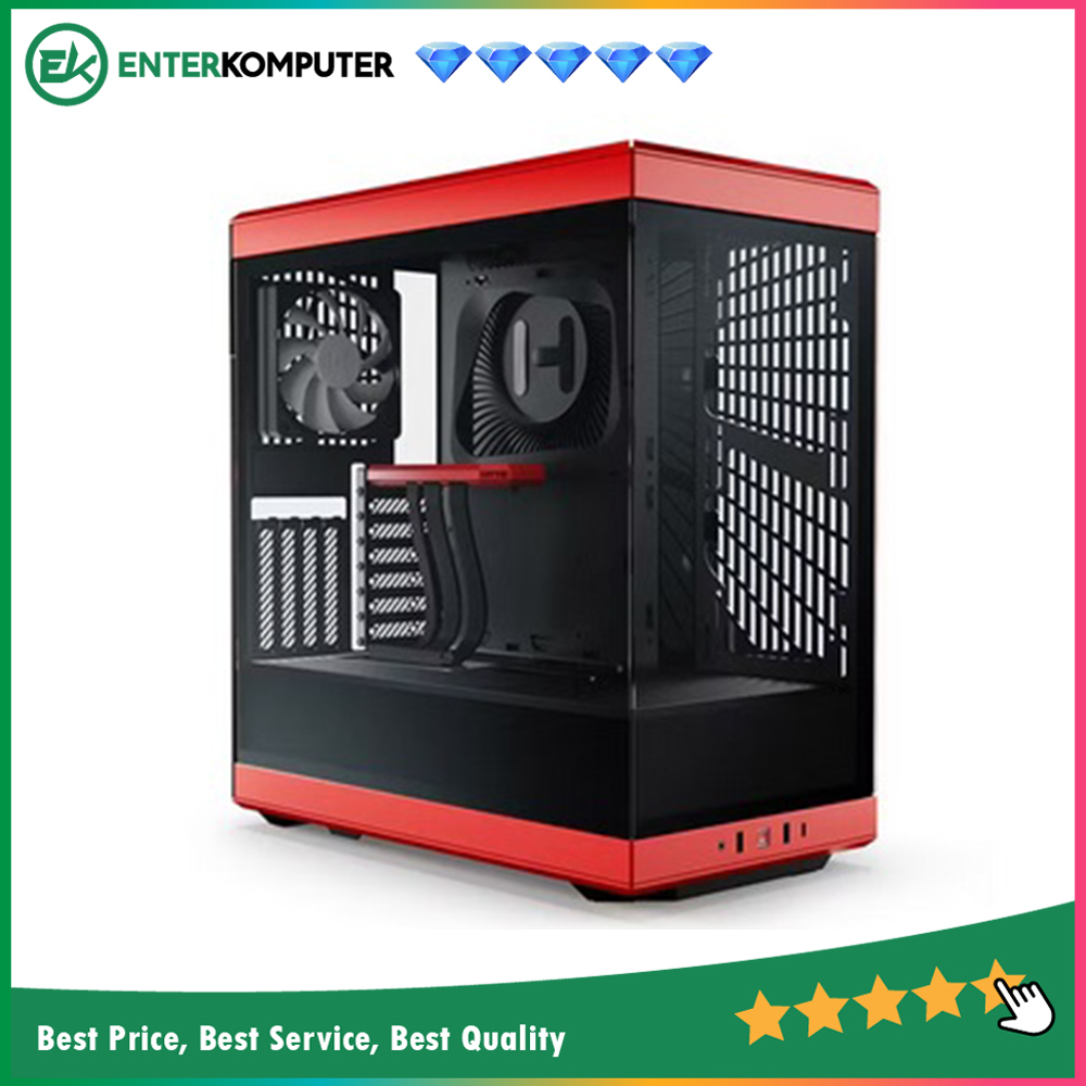 Hyte Y40 Black Cherry - S-Tier Aesthetic ATX Case