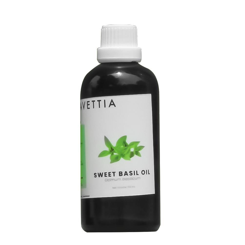100 ml - Sweet basil essential oil / minyak atsiri selasih (Ocimum basilicum)