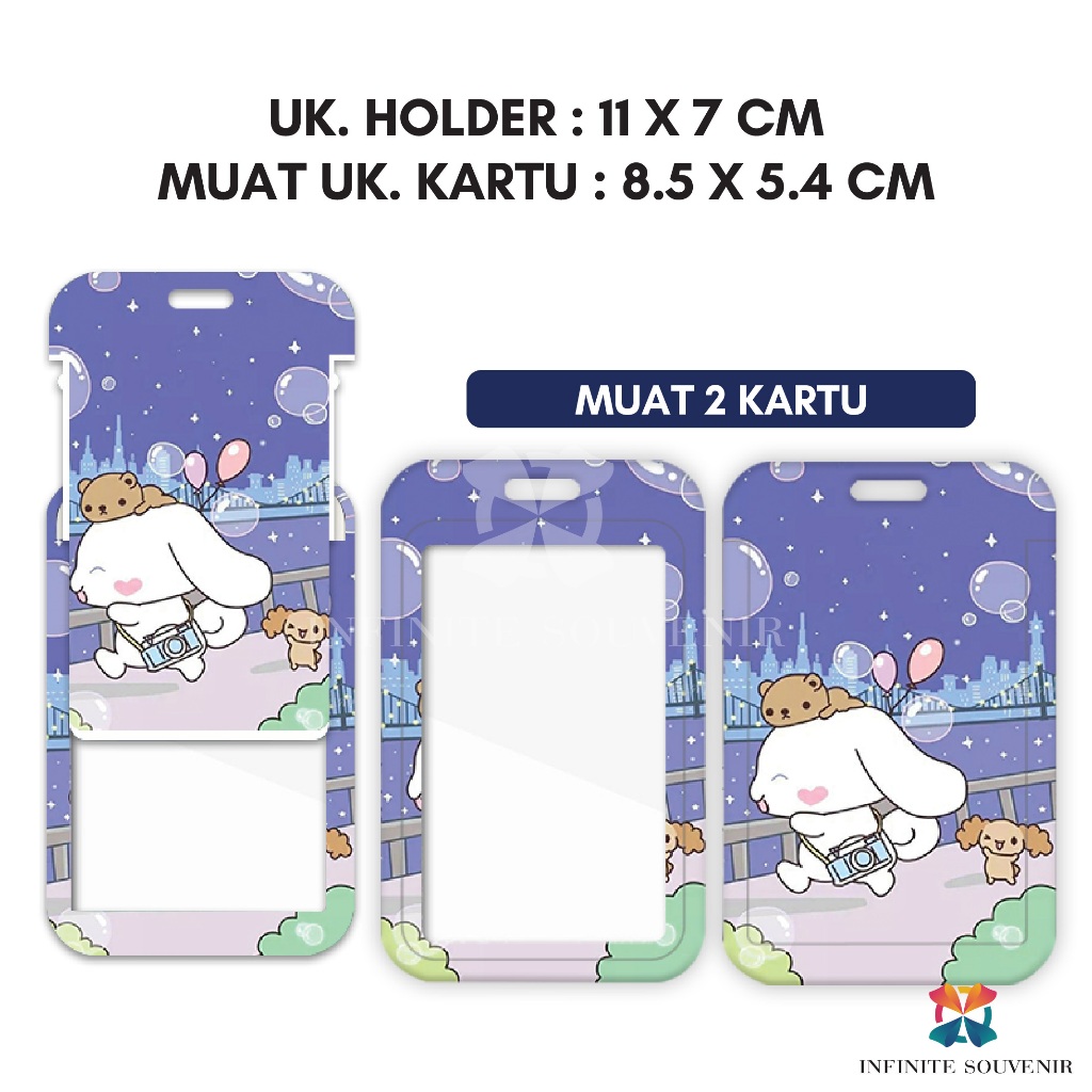 

(N017) ID Card Holder Tali Yoyo Cinnamorol / Nametag Yoyo Cinnamorol / Card Holder Yoyo / Cinnamorol