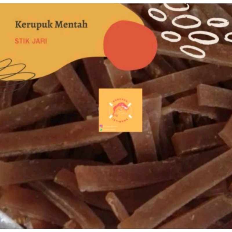 

500 GRAM KERUPUJ STIK JARI / KERUPUK MENTAH