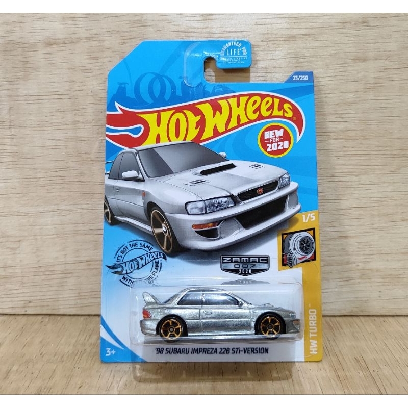 Hotwheels '98 Subaru Impreza 22B STi Version Zamac US Card