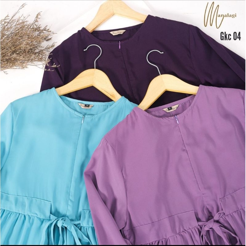 Gamis Polos By Manalagi (GKC04)