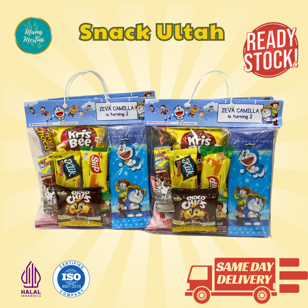 

Hampers souvenir ulang tahun snack anak custom Snack Case