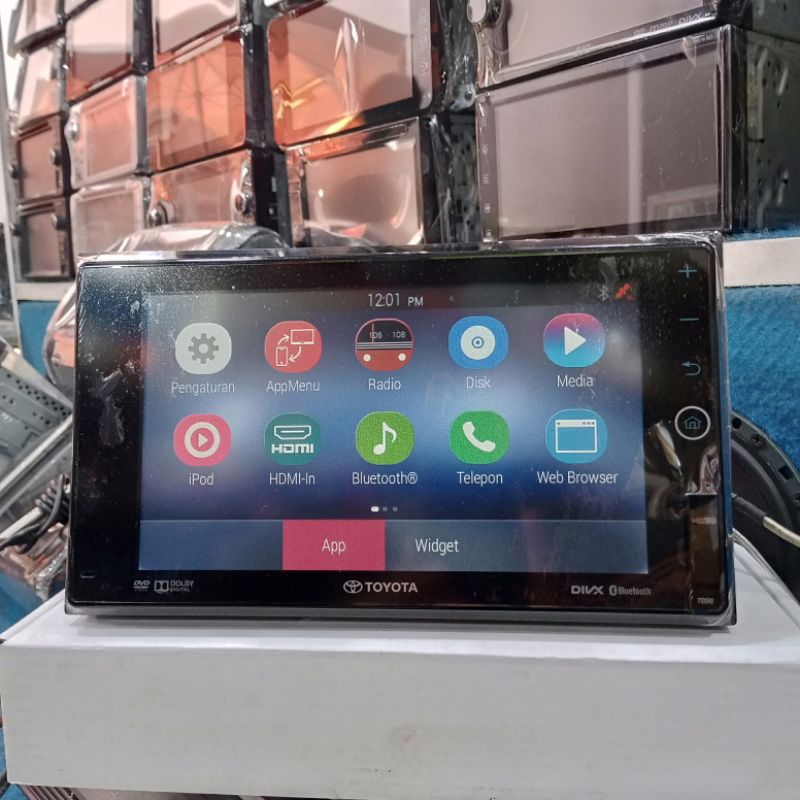 Head unit OEM standard Toyota Fortuner vrz 2018 brand Pioneer