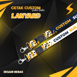 

CETAK LANYARD CUSTOM SUKA SUKA | GANTUNGAN ID CARD
