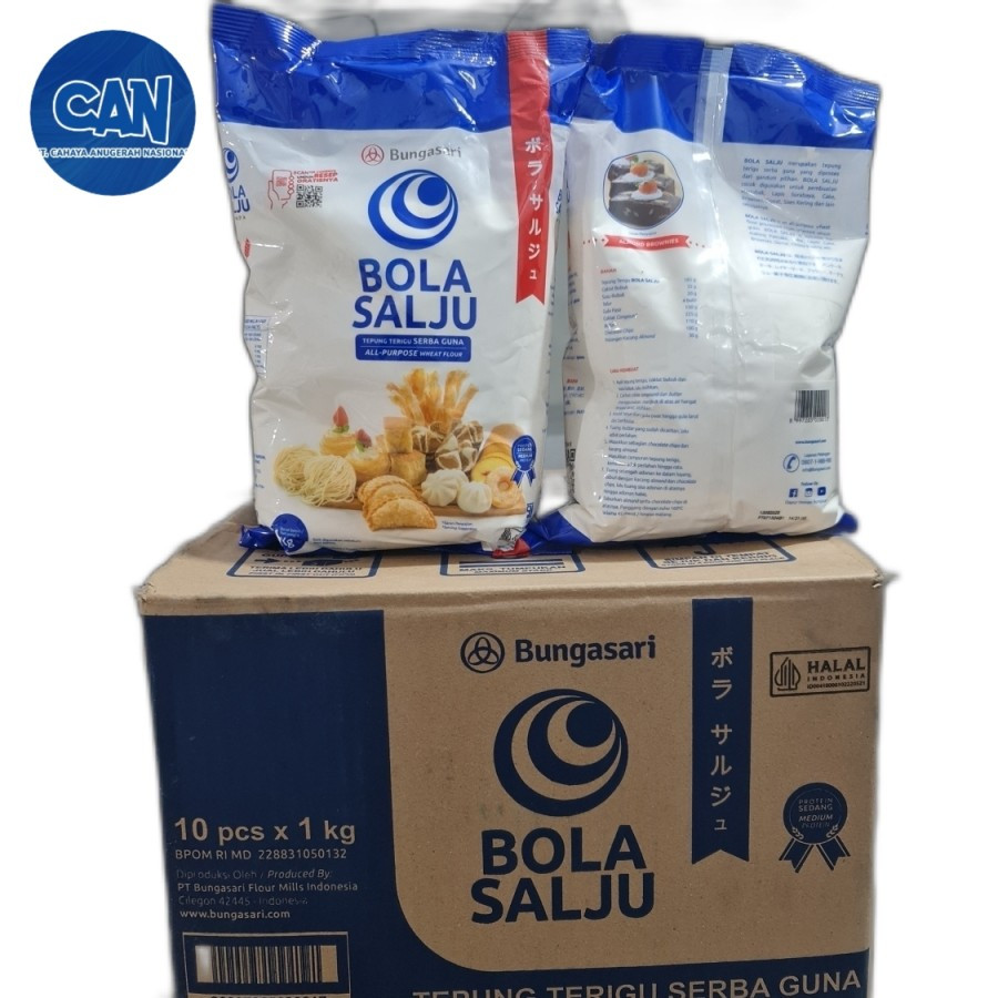 

Bola Salju Tepung Terigu 1 Kg