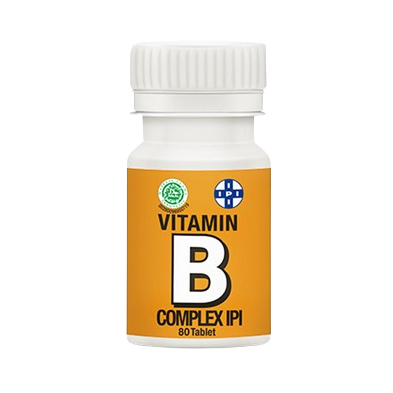 VITAMIN B COMPLEX IPI ISI 80 TABLET UNTUK KEBUTUHAN VITAMIN B1 B6 B12