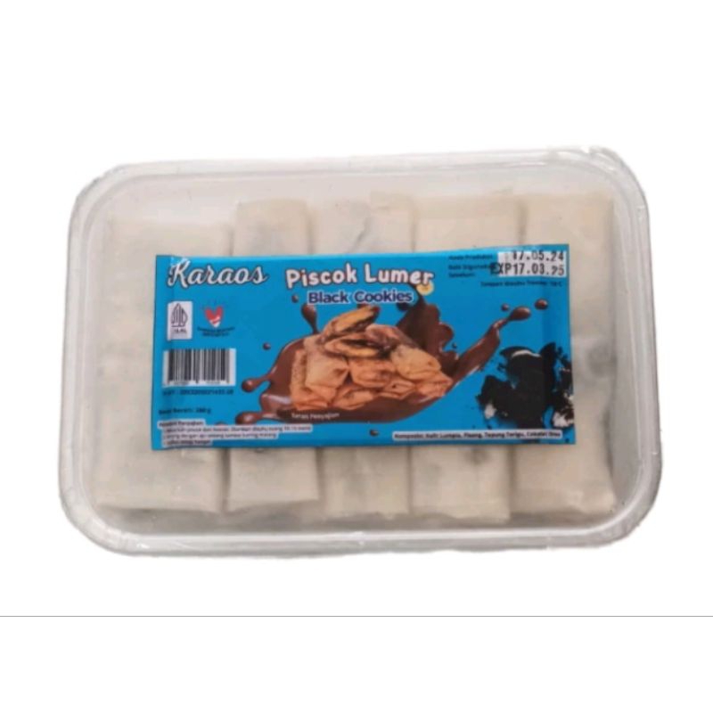 

Karaos pisang coklat black cookies