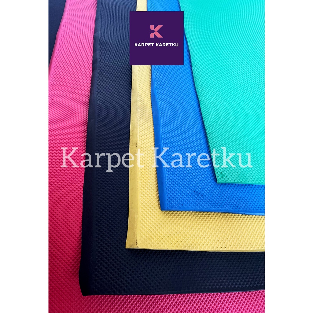 Spon Eva Motif Kikir Kasar 8mm // Hitam & Warna Warni // Busa Ati // Spon Motif