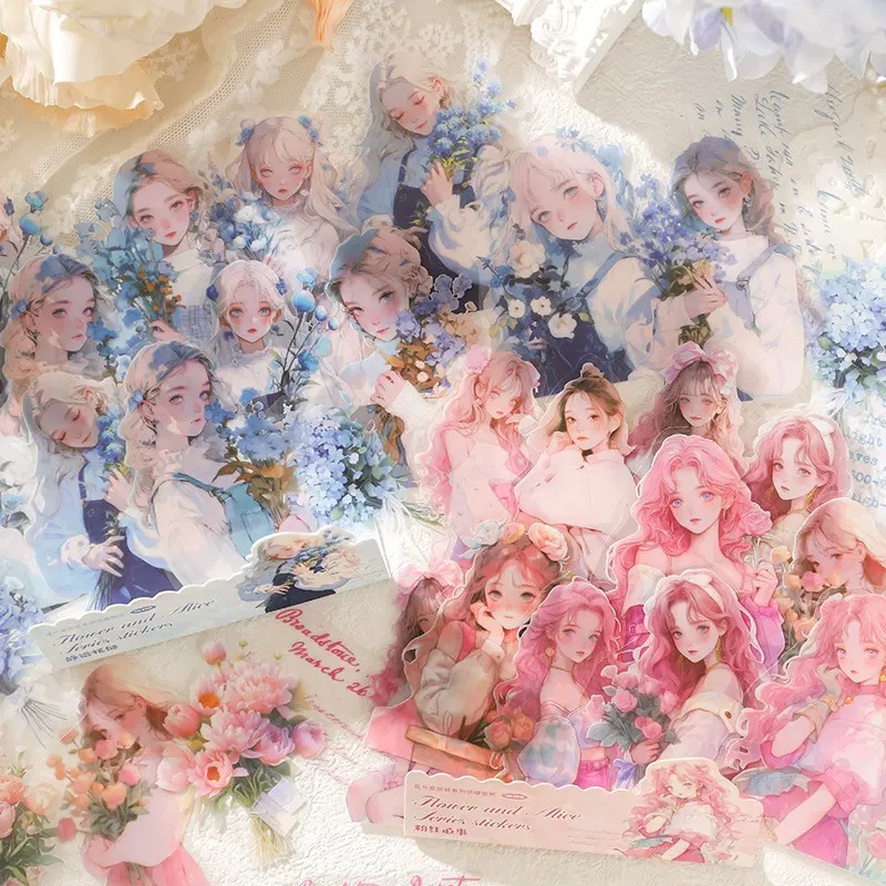 

Flower & Alice Series Sticker Pack (30 pcs)