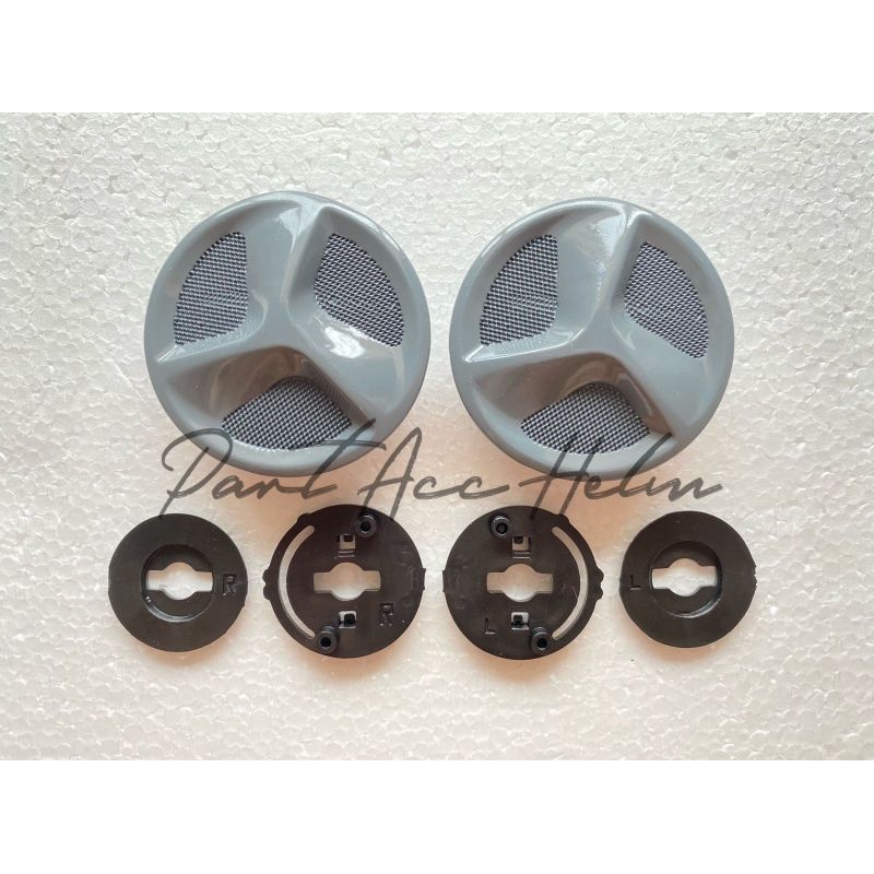 Paket Side Lock dan Gear Cover Helm Yamaha Grand Filano Original