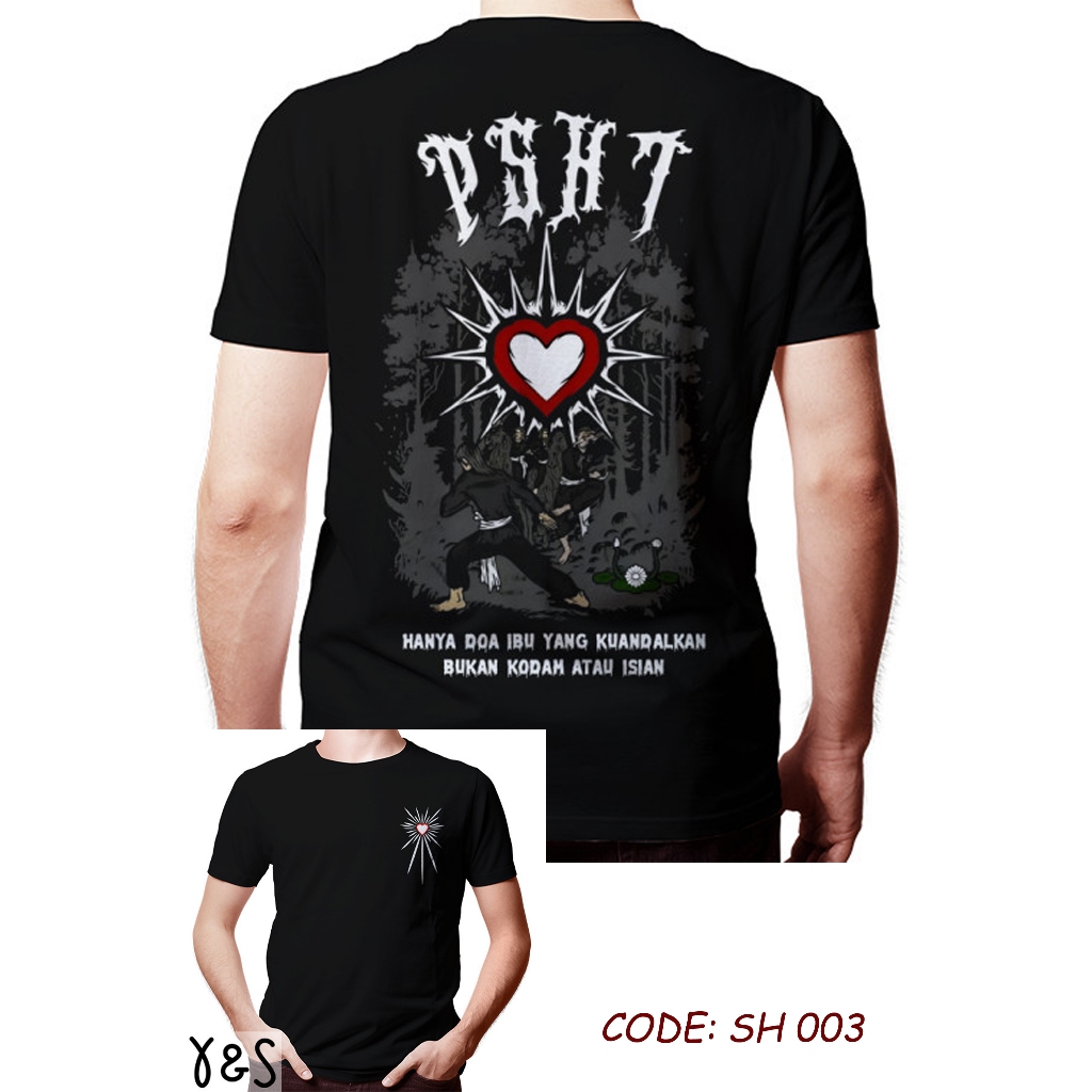 Kaos SH Terate Design PSHT Pencak SIlat Hanya Do'a Ibu