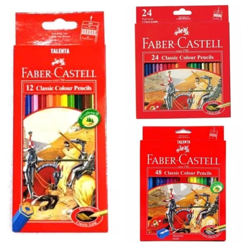 

Pensil Warna Faber-Castell Classic 12 / 24 / 48 Warna