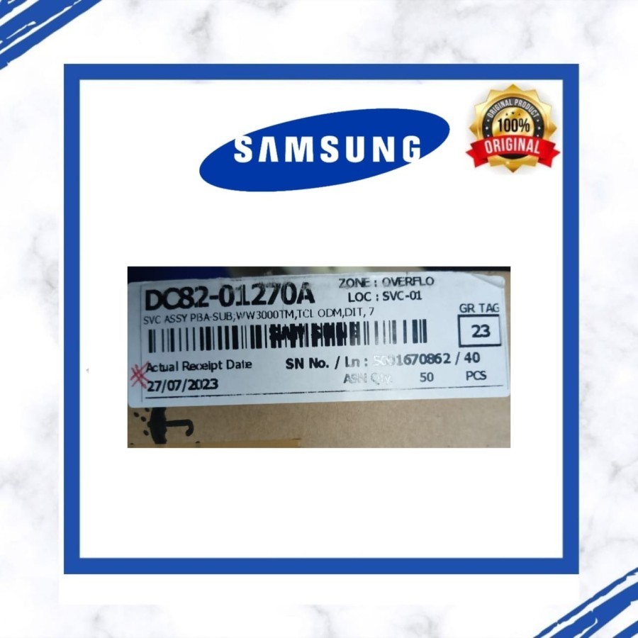 MODUL DISPLAY MESIN CUCI SAMSUNG WW70T3020WW DC82-01270A ORIGINAL