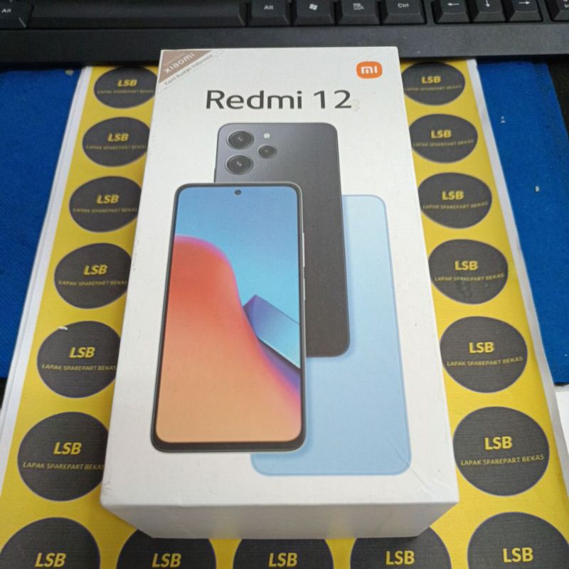 DUS BOX HANDPHONE XIAOMI REDMI 12 ORIGINAL BEKAS