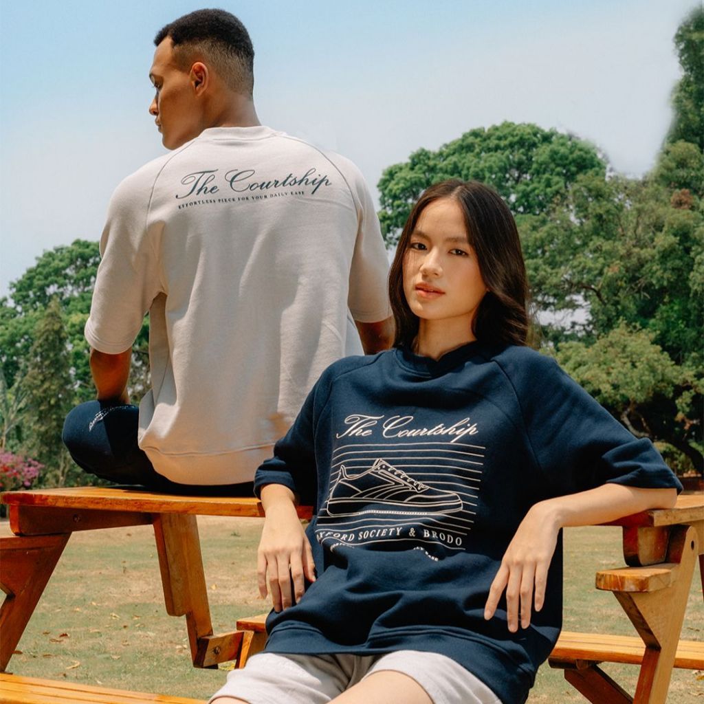 Brodo x Oxford Society - Wolvercoat Crewneck - Grey