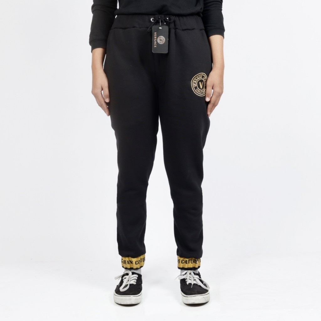 Long Pants / Jogger Versace-e Logo Bordir Gold FullTag Label