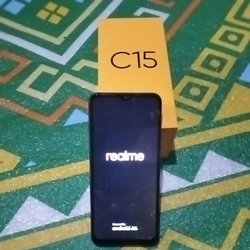 Hp realme c15 ram 4/64gb ( MINUS MENTOK LOGO )